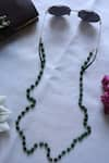 Shop_Do Taara_Green Natural Stones Eyewear Chain _at_Aza_Fashions