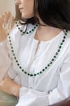 Shop_Do Taara_Green Natural Stones Eyewear Chain _Online_at_Aza_Fashions