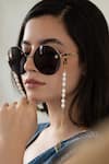 Buy_Do Taara_White Pearls Embellished Eyewear Chain _Online_at_Aza_Fashions