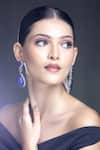 Buy_Moh-Maya by Disha Khatri_Silver Plated Zirconia Embellised Earrings 