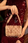 Shop_MODARTA_Pink Crystal Tassel Jaal Work Bag _Online_at_Aza_Fashions