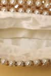 MODARTA_White Pearl Crystal Beaded Handbag _Online