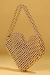 Shop_MODARTA_Gold Pearl Heart Shaped Bag _Online_at_Aza_Fashions