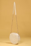 MODARTA_White Pearl Embroidered Bag _at_Aza_Fashions