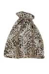 Shop_Lovetobag_Grey Cutdana Embroidered Potli Bag _at_Aza_Fashions