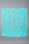 Pashme Ladakh_Blue Embroidered Butterfly Pashmina Shawl _Online_at_Aza_Fashions