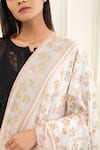 Shop_Pashme Ladakh_Ivory Embroidered Floral Vine Pashmina Shawl _Online_at_Aza_Fashions