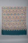 Pashme Ladakh_Blue Embroidered Floral Kani Pashmina Shawl _Online_at_Aza_Fashions