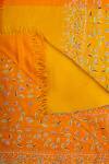 Buy_Pashme Ladakh_Yellow Embroidered Floral Jaal Colourblock Pashmina Shawl _Online_at_Aza_Fashions