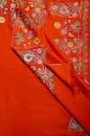 Buy_Pashme Ladakh_Orange Embroidered Daffodil Dourdar Pashmina Shawl _Online_at_Aza_Fashions