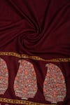 Shop_Pashme Ladakh_Maroon Embroidered Floral Paisley Pashmina Shawl _Online_at_Aza_Fashions