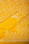 Buy_Pashme Ladakh_Yellow Embroidered Leafy Vine Pashmina Stole _Online_at_Aza_Fashions