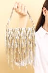 Buy_Born Flash_Gold Chain Tassel Glam Fringe Embellished Bag _at_Aza_Fashions