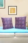 Buy_Mid July Home_Purple Velvet Print Moonlit Garden Set Of 2 Cushion Covers _at_Aza_Fashions