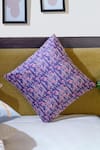 Shop_Mid July Home_Purple Velvet Print Moonlit Garden Set Of 2 Cushion Covers _at_Aza_Fashions