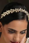 Buy_Paisley Pop_Gold Kundan Floral Carved Headband 