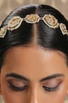 Buy_Paisley Pop_Gold Kundan Studded Headband _Online_at_Aza_Fashions