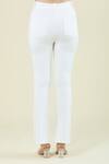 Shop_Naintara Bajaj_White Nr Roma Straight Solid Jegging_Online_at_Aza_Fashions