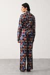 Shop_Seven_Multi Color Cotton Twill Printed Geometric Aurora Shirt And Pant Co-ord Set _at_Aza_Fashions