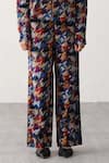 Seven_Multi Color Cotton Twill Printed Geometric Aurora Shirt And Pant Co-ord Set _Online_at_Aza_Fashions