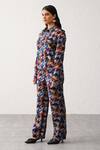 Buy_Seven_Multi Color Cotton Twill Printed Geometric Aurora Shirt And Pant Co-ord Set _Online_at_Aza_Fashions