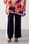 Buy_Seven_Multi Color Bemberg Sateen Printed Floral V Neck Monet Tunic And Pant Co-ord Set _Online_at_Aza_Fashions