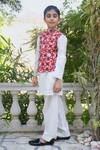 Buy_Laadlo_Red Indian Cotton Print Gulbahar Bundi _Online_at_Aza_Fashions