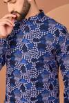 Buy Kasbah Blue Silk, Cotton Embroidery Abstract Floral Thread Kurta Online at Aza Fashions Buy_Kasbah_Blue Silk, Cotton Embroidery Abstract Floral Thread Kurta_Online_at_Aza_Fashions
