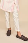 Buy_All Boy Couture_Pink Handloom Chanderi Embroidery Sequins Tie Dye Kurta With Pyjama _Online_at_Aza_Fashions