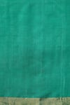 DUSALA_Green Kosa Silk Bail Gaadi Poppy Handwoven Saree With Running Blouse Piece _Online_at_Aza_Fashions