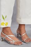 Shop_Sue Mue_Off White Pure Linen Embroidered Hibiscus Band Print Top With Pant _at_Aza_Fashions