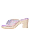 Buy_Fuchsia_Gold Embroidered Pastel Dreams Bead Embellished Heels _Online_at_Aza_Fashions