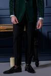 Shop_Amrit Dawani_Green Shirt Cotton Bead Stud Detailed Tuxedo Pant Set _Online_at_Aza_Fashions