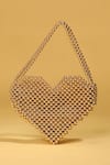 Buy_MODARTA_Gold Pearl Heart Shaped Bag _at_Aza_Fashions