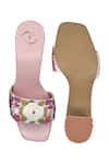 Shop_Yassio_Pink Kani Firdaus Embroidered Heels _at_Aza_Fashions