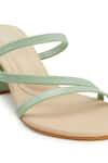 Buy_The Madras Trunk_Green Trio August Strappy Heels _Online_at_Aza_Fashions