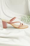 Shop_The Madras Trunk_Pink Trio August Round Toe Heels _at_Aza_Fashions