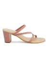 Shop_The Madras Trunk_Pink Trio August Round Toe Heels _Online_at_Aza_Fashions