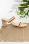 Shop_The Madras Trunk_Beige Trio Tiya Braided Strap Heels _at_Aza_Fashions