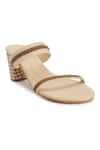 The Madras Trunk_Beige Trio Tiya Braided Strap Heels _Online_at_Aza_Fashions