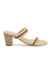 Shop_The Madras Trunk_Beige Trio Tiya Braided Strap Heels _Online_at_Aza_Fashions