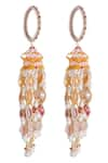 Shop_Vaidaan_Multi Color Pearl Induleka Bead Embellished Kaleeras - Set Of 2 _at_Aza_Fashions