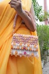 Buy_Vaidaan_Multi Color Pearl Mohini Embellished Bag _at_Aza_Fashions