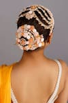 Buy_Vaidaan_Multi Color Pearl Nivasini Bead Embellished Hair Bun - Set Of 2 _at_Aza_Fashions