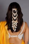 Buy_Vaidaan_Multi Color Pearl Nivasini Bead Embellished Hair Accessory _at_Aza_Fashions