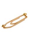 Shop_Anaash_Gold Plated Paper Clip Brooch _Online_at_Aza_Fashions