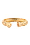 Buy_Anaash_Gold Plated Screw Twisted Cuff Bangle 