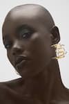 Buy_Anaash_Gold Plated Paper Clip Bundle Hoops _at_Aza_Fashions