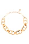 Buy_Anaash_Gold Plated Dramatic Can Opener Choker _Online_at_Aza_Fashions