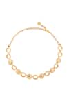 Shop_Anaash_Gold Plated Screw Choker Necklace _Online_at_Aza_Fashions